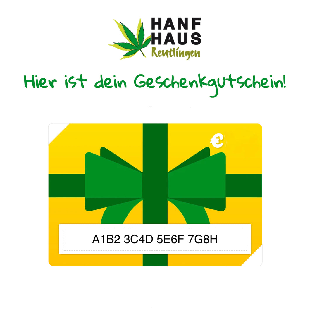 HanfHaus Reutlingen Geschenkgutschein