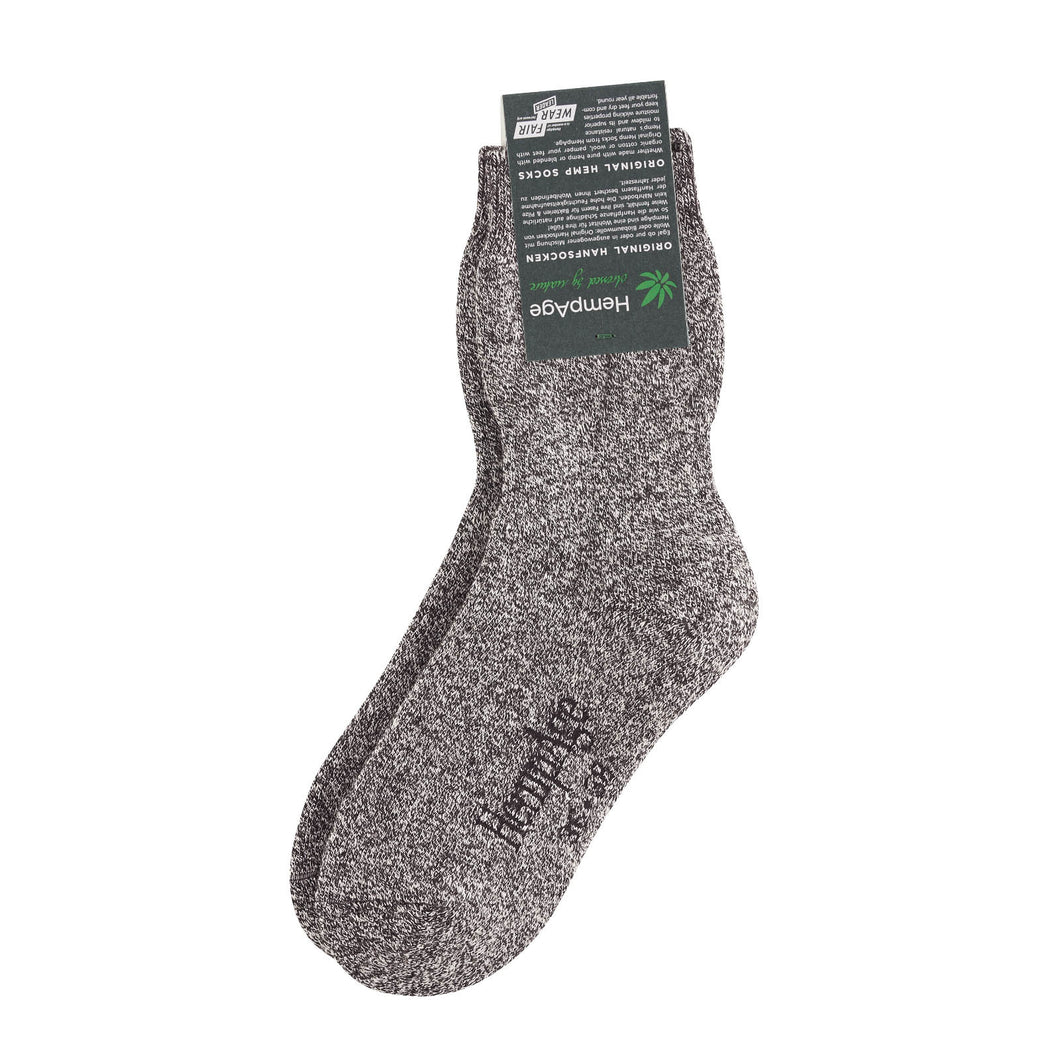 HempAge Hanf Frottee Socken melange