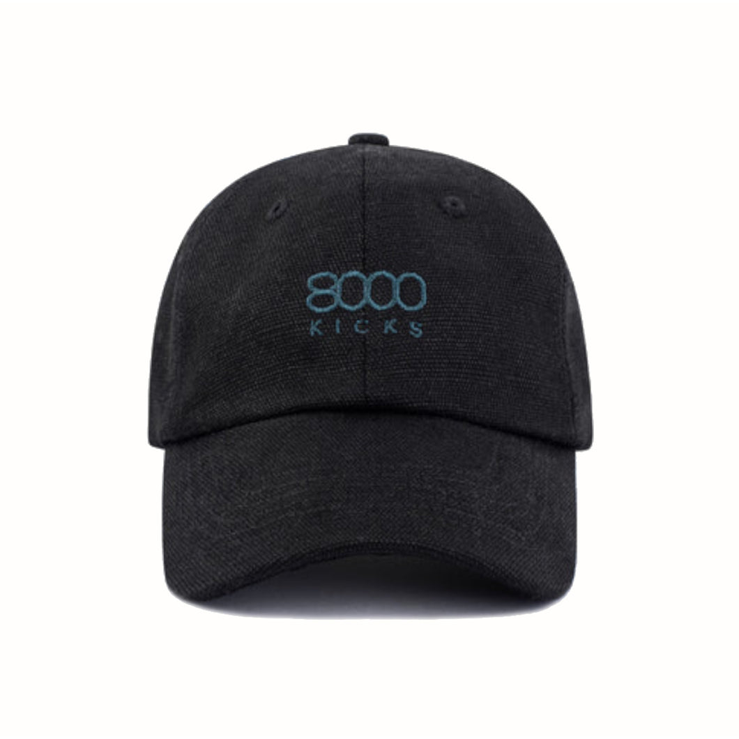 8000Kicks Hanf Basecap schwarz