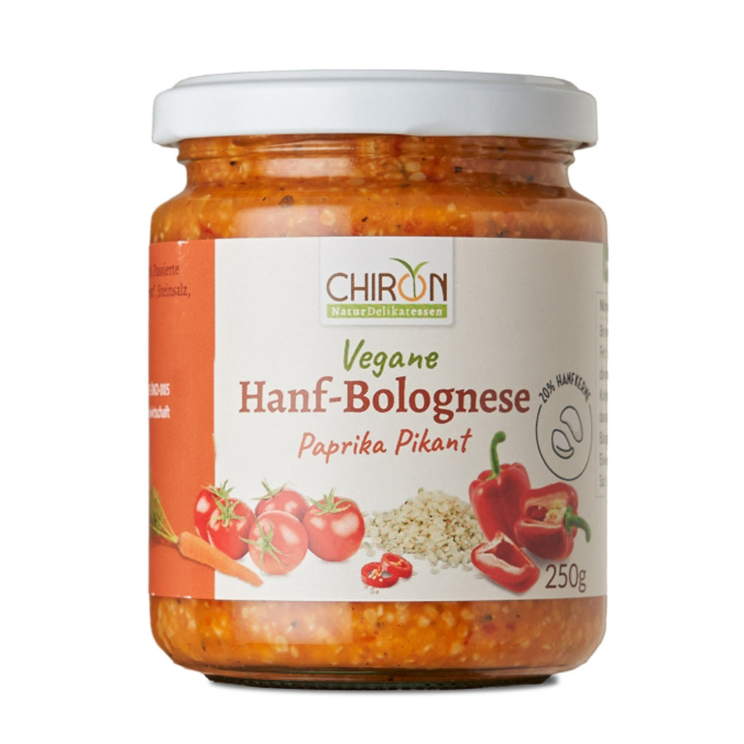 Chiron Vegane Hanf-Bolognese Paprika Pikant