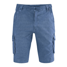 Lade das Bild in den Galerie-Viewer, HempAge Hanf Cargo Shorts blueberry
