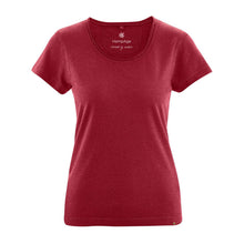 Lade das Bild in den Galerie-Viewer, HempAge Hanf T-Shirt ruby

