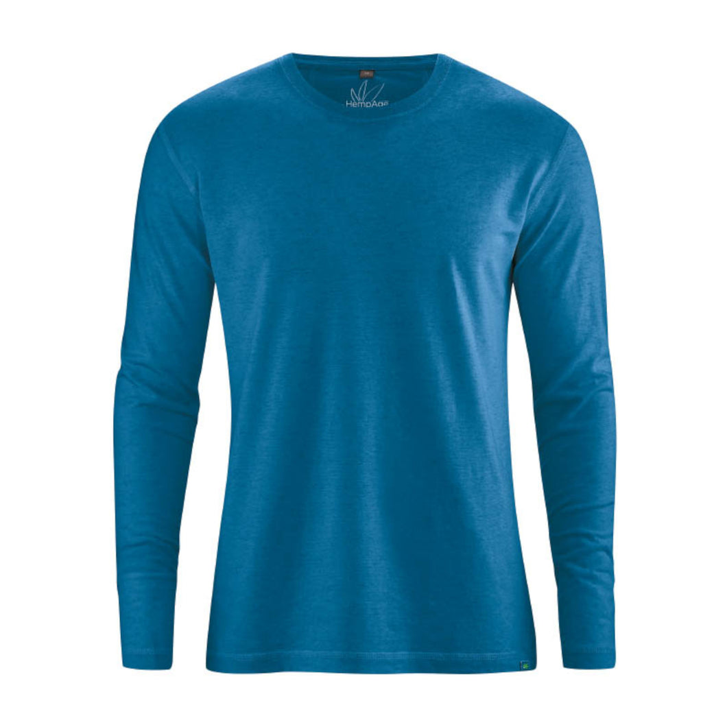 HempAge Hanf Langarm Shirt sea