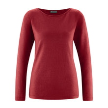 Lade das Bild in den Galerie-Viewer, HempAge Hanf Langarm Shirt ruby
