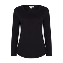 Lade das Bild in den Galerie-Viewer, The Hemp Line Hanf Langarm Shirt schwarz
