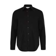 Lade das Bild in den Galerie-Viewer, The Hemp Line Hanf Langarmhemd schwarz
