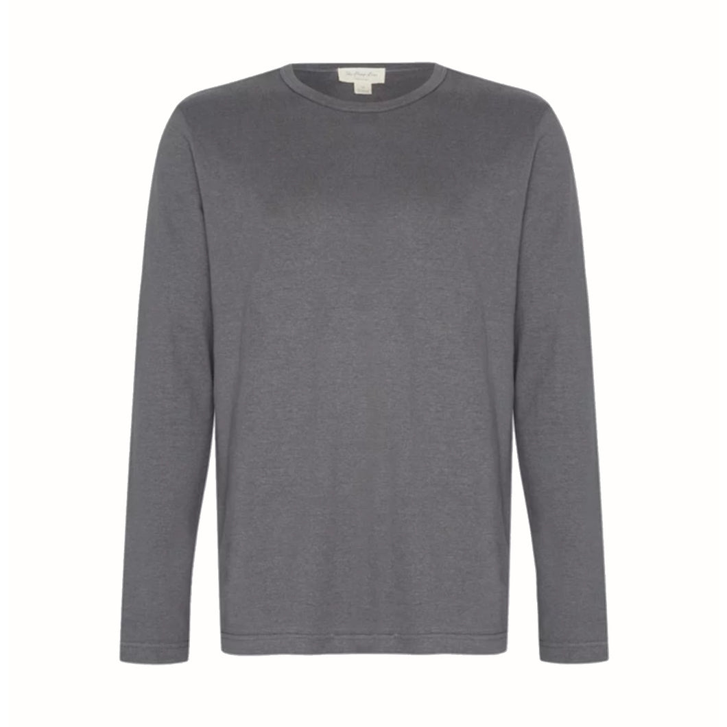 The Hemp Line Hanf Langarm Shirt steel grey