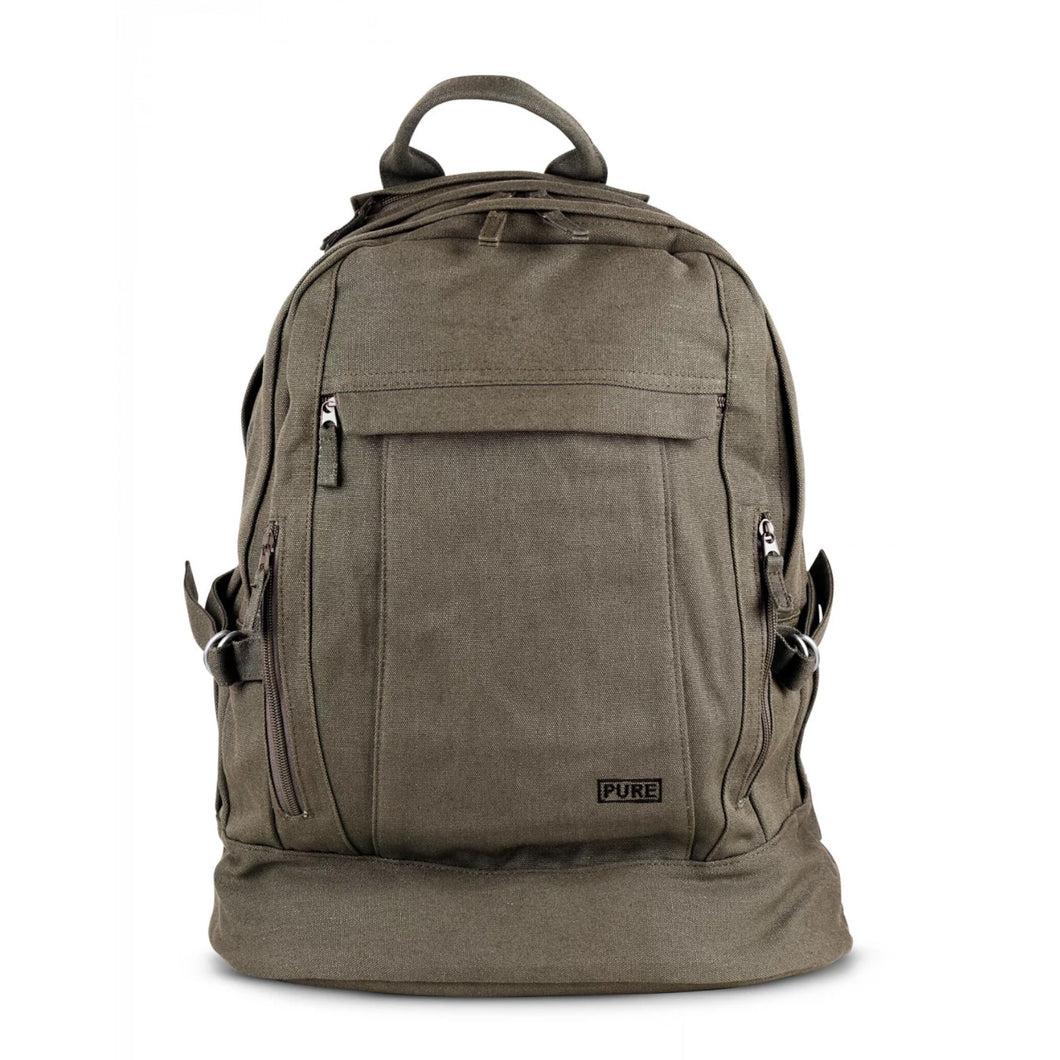 PURE Hanf Universal-Rucksack khaki