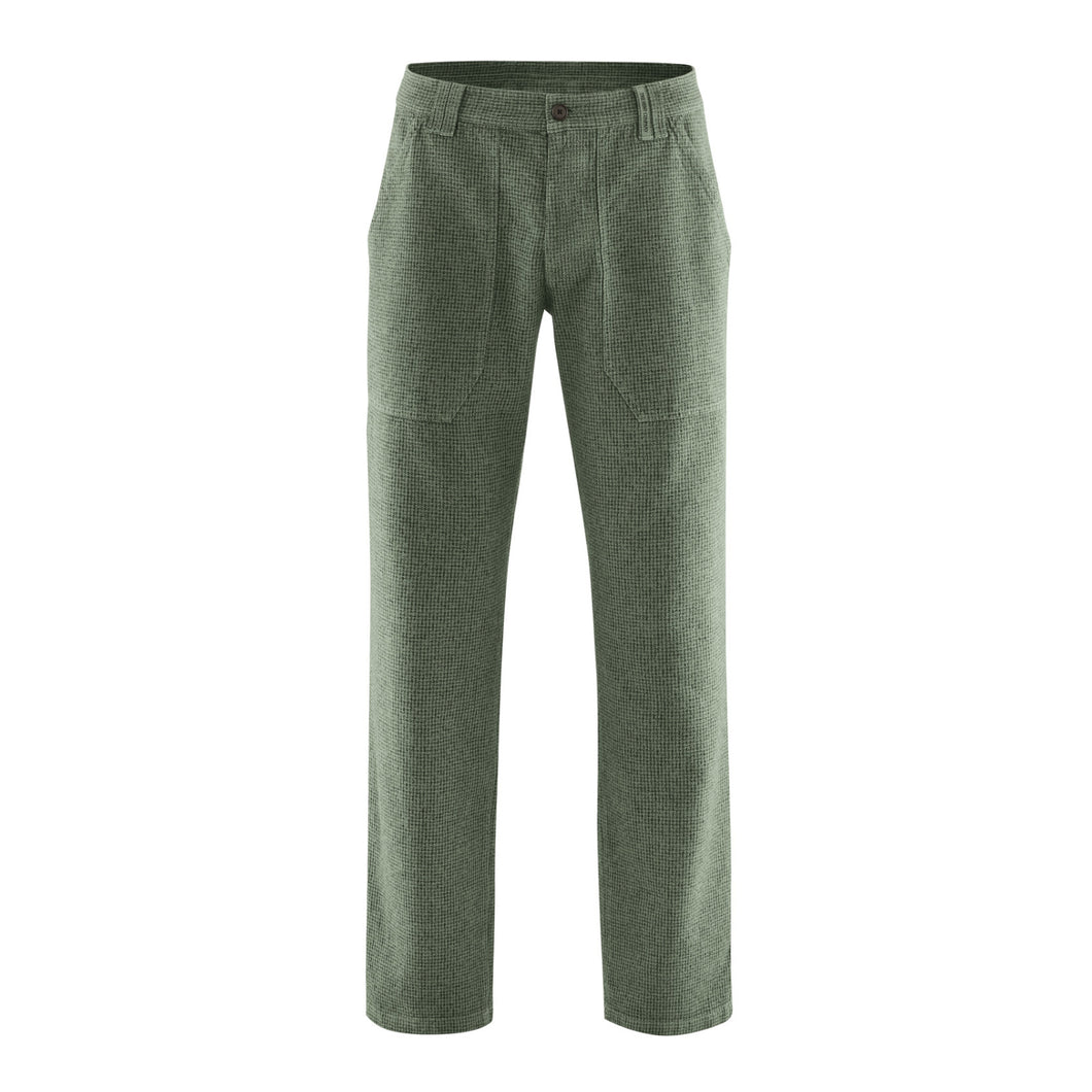 HempAge Hanf Pepita Hose moss