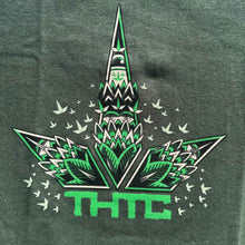 Lade das Bild in den Galerie-Viewer, THTC Hanf T-Shirt Ink On Skin grün

