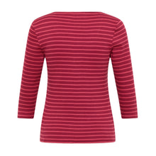 Lade das Bild in den Galerie-Viewer, Tranquillo Tencel Jersey Shirt ‚Loolly‘ stripes red
