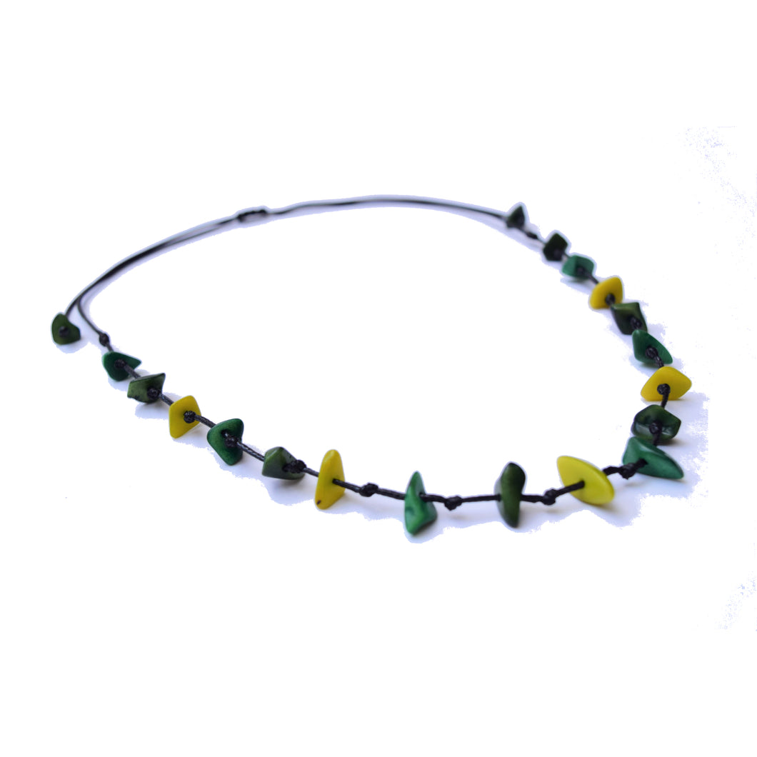 Green Age Tagua Kette Zarita grün