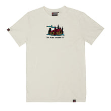 Lade das Bild in den Galerie-Viewer, THTC Hanf T-Shirt Mountain LIfe Stickerei natur
