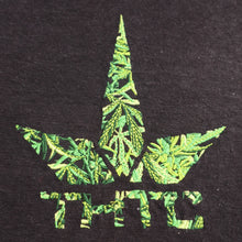 Lade das Bild in den Galerie-Viewer, THTC Hanf T-Shirt Oberon Leaf Stickerei schwarz
