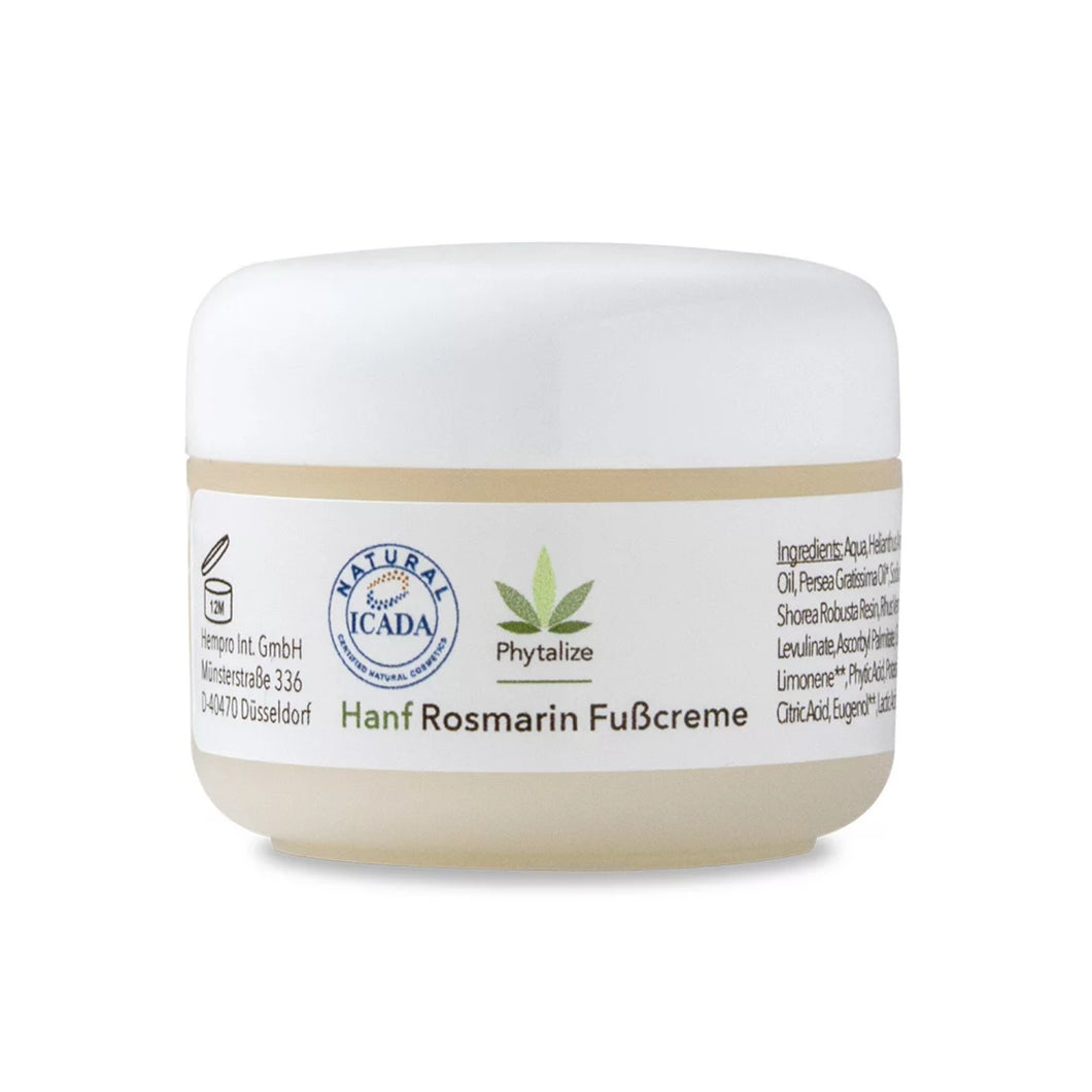 Phytalize Mini Hanf Rosmarin Fußcreme