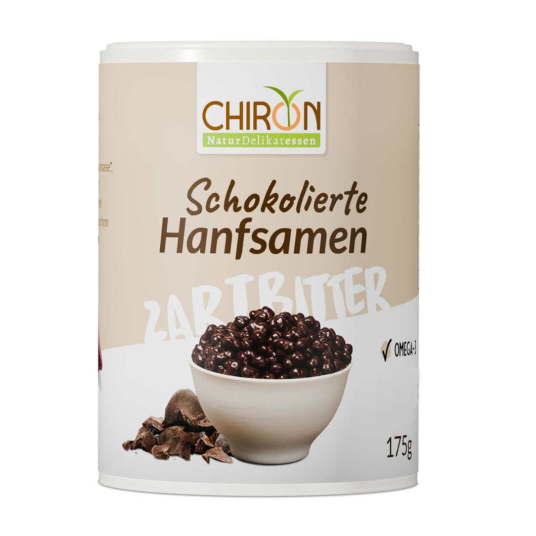 Chiron Schokolierte Hanfsamen Zartbitter