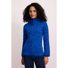 Lade das Bild in den Galerie-Viewer, Tranquillo Jacquard Pullover blue paisley
