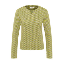 Lade das Bild in den Galerie-Viewer, Tranquillo Langarm Shirt &#39;Retro‘ seaweed

