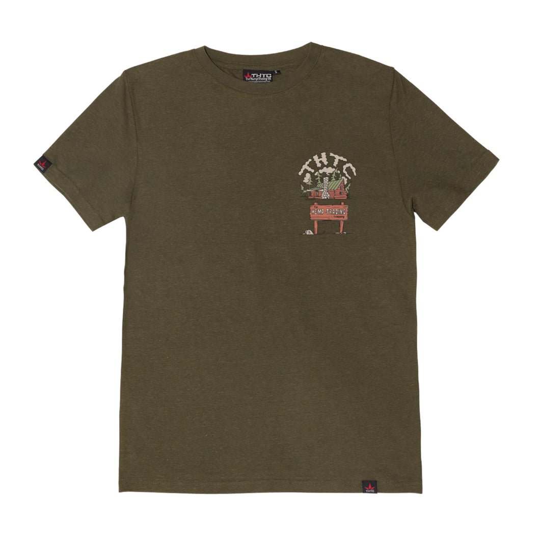 THTC Hanf T-Shirt Mountain Life khaki