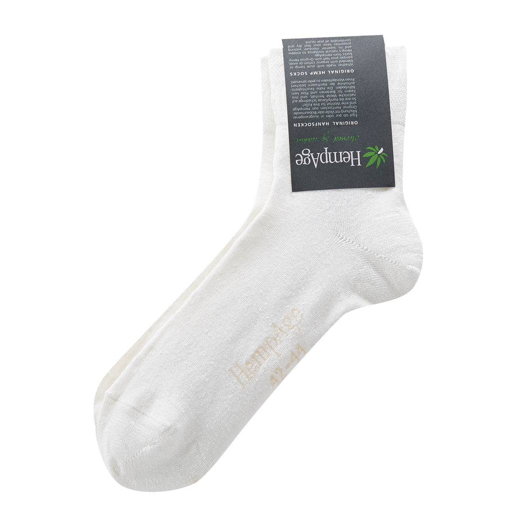 HempAge Hanf Socken ultralight weiß